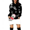 thumbnail image 3 of Vestido de noche de punto con estampado de árbol de Navidad para mujer, vestido de fiesta con capucha, moda de otoño, holgado, Sexy, Mini Festival, ropa femenina, 3 of 4