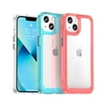 thumbnail image 5 of Feishell Clear Case for Apple iPhone 14 6.1 inch,Shockproof Slim Fit Non-Yellowing Transparent Anti-Scratch Lightweight Silicone Anti-Fingerprint Protective Phone Case,Clearpink, 5 of 8