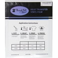thumbnail image 2 of Threadart White 10" x 12" Heat Transfer Vinyl Precut Sheets | Solid Colors | 15 Sheets | Compatible with Cricut Silhouette and Cameo |&nbsp;HTV, 2 of 8