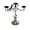 style B, variant on EAUFUM Wrought Iron Skull 3 Light Gothic Decor Candelabra, Gothic Arachnid Christmas Decor Table Centerpiece, Candle Sticks for Halloween Mantel Dining Spooky