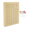 thumbnail image 1 of Kit de Tablero Y Alfileres de Macramé con Instrucciones Incluidas, Ligero, Reutilizable, con Cuadrículas para Medir Y Hacer Nudos Tú Mismo. 6x9 pulgadas, 1 of 8