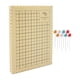 thumbnail image 1 of Kit de Tablero Y Alfileres de Macramé con Instrucciones Incluidas, Ligero, Reutilizable, con Cuadrículas para Medir Y Hacer Nudos Tú Mismo. 6x9 pulgadas, 1 of 8