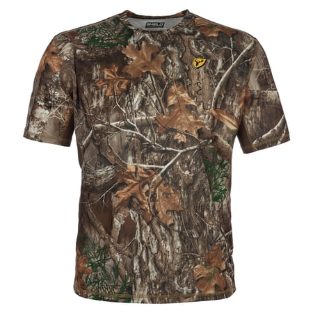 Blocker Outdoors Angatec Short Sleeve Performance Shirt Camo Hunting Clothes for Men (Realtree Edge 3X-Large)