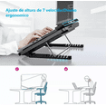 thumbnail image 4 of Enfriamiento Para Portátil Con 6 Ventiladores Malubero almohadilla de enfriamiento, 4 of 5