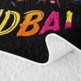 thumbnail image 5 of Feelyou Watercolor Basketball Twin Quilt Set for Boys, Graffiti Handball Sport Twin Coverlet Set, 2pcs, 5 of 7
