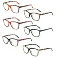 thumbnail image 3 of SUNVOES 6 Pack Blue Light Blocking Reading Glasses for Women Leopard Print Reader, 3 of 8