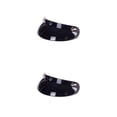 thumbnail image 3 of Soidarity Viseras de casco ligeras de 3 aletas a presión, buena fijación, protectores impermeables profesionales a prueba de arañazos de alta Negro brillante 2Conjunto, 3 of 6