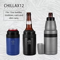 thumbnail image 3 of LionRox Chillax12 Beer Bottle and Can Insulator , Fully Vacuum Insulated Double Walled Stainless Steel Beer Bottle and Can Cooler , Beer Bottle and Can Holder (Navy Blue), 3 of 9