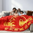 thumbnail image 2 of NHL Calgary Flames Game Day Blanket, 66" x 90", 2 of 4