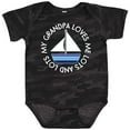 thumbnail image 3 of Inktastic My Grandpa Loves Me Grandson Sailboat Boys Baby Bodysuit, 3 of 5