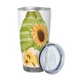 thumbnail image 2 of KLL Sunflower Gnomes Print 40oz Stainless Steel Insulated Car Cup with Spillproof Lid - Keep Your Drink Hot or Cold on the Go-Without Straw, 2 of 8