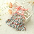 thumbnail image 7 of shenmeida Dog Dress Flower Print Holiday Outfits Party Doggie Cotton Skirts Dog Clothes Dresses for Small Medium Dogs Apparel, 7 of 7