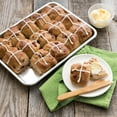 thumbnail image 5 of Nordic Ware Naturals Aluminum Quarter Sheet & Half Sheet Baking Pan Set, Silver, 5 of 10