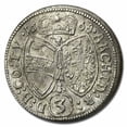 thumbnail image 2 of (1658-1705) Austria Silver 3 Kreuzer Leopold I VF-XF, 2 of 2