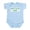 Sky Blue, variant on CafePress - Daddys Little Duck Infant Bodysuit - Baby Light Bodysuit, Size Newborn - 24 Months