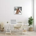thumbnail image 3 of Stupell Industries Brown Foal in Snow Animals & Insects Photography White Framed Art Print Wall Art, 24 x 24, 3 of 9