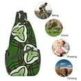 thumbnail image 6 of ZICANCN Green Abstract Geometric Art Crossbody Sling Bag for Men Women - Casual Shoulder Backpacks for Travel Sport Climbing Runners Daypack, 6 of 9