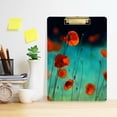 thumbnail image 6 of FMSHPON Red Poppy Clipboard Hardboard Wood Nursing Clip Board and Pull for Standard A4 Letter 13x9 inches, 6 of 7