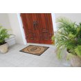 thumbnail image 5 of A1HC Abrilina Natural Coir Monogrammed Door Mat, PVC Backing, Durable Anti-Shed Heavy Duty Doormat for Outdoor Front Porch Entrymat - 30"x48", 5 of 7