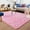 Pink, variant on Lochas Soft Shaggy Rugs Geometric Area Rug Fluffy Carpet for Living Room Fluffy Accent Carpet Home Decor,6'x9',Pink