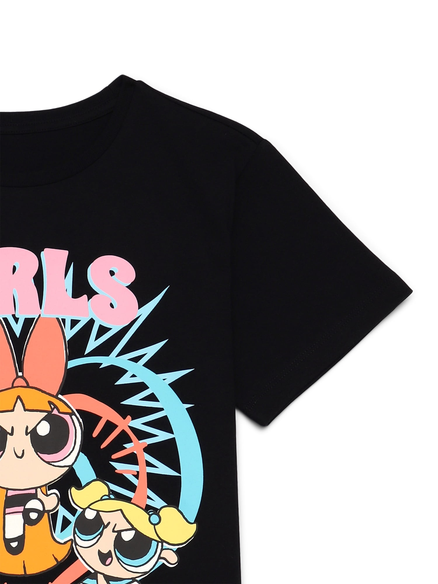 The Powerpuff Girls Girls Short Sleeve Graphic T-Shirt, Sizes 4-16