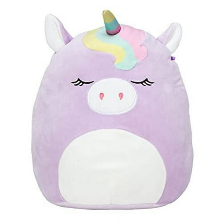 Squishmallows 8" Silvia the Sleepy Unicorn Purple Rainbow Stuffed toy NEW NWT