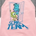 thumbnail image 3 of Monsters Inc. - Scare Team - Toddler & Youth Girls Raglan Graphic T-Shirt, 3 of 4