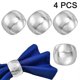 thumbnail image 2 of Servilleteros para fiestas diarias, bodas, baby shower, cumpleaños y Año Nuevo (plata), 2 of 5