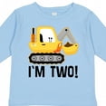 thumbnail image 4 of Inktastic 2nd Birthday Construction Truck Boy Boys Long Sleeve Toddler T-Shirt, 4 of 5