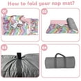 thumbnail image 5 of AOLOA Toddler Nap Mat, Personalized Name Horse Pattern Nap Mats for Daycare Preschool Kindergarten Sleeping Bag for Kids Girls Nap Mat with Pillow and Blanket Clouds, 5 of 9