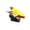 Boy(yellow), variant on Witch and wizard broom car decorations,Motion Activated Dashboard Decor That Drifts & Spins,fun gifts for car enthusiasts.