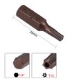 thumbnail image 2 of Uxcell 1/4" Hex Shank 1" Length T15 S2 Steel Security Torx Screwdriver Bit 12 Pack, 2 of 5