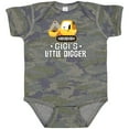thumbnail image 3 of Inktastic Gigi Little Digger Construction Truck Boys Baby Bodysuit, 3 of 5