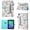 Tower, variant on TECH CIRCLE iPad 10th Generation Case 2022, Flip Folio PU Leather Lightweight Stand Case with Auto Sleep/Wake Wallet Case for iPad 10th Gen 10.9 inch 2022 A2696 A2757 A2777,Tower