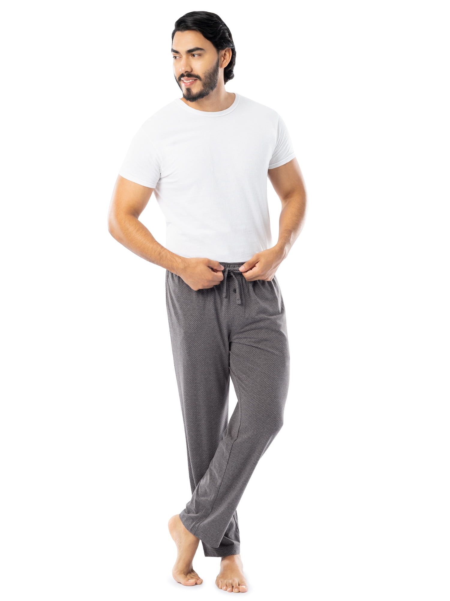 Fruit of the Loom Men's and Big Men's Breathable Mesh Knit Pajama Pants, Sizes S-5XL