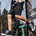 thumbnail image 3 of Pantalones cortos militares de verano para hombre, Shorts tácticos de varios bolsillos, informales, holgados, para correr, 3 of 4