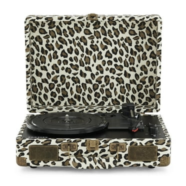 Crosley Cruiser Plus Vinyl Record Player with Speakers and Wireless Bluetooth - Audio Turntables