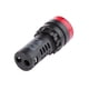 thumbnail image 3 of Luces de control Zumbador Lámpara de señal Luz indicadora Lámpara de advertencia -22SM 12V Rojo Hugo Alarma de flash LED, 3 of 8