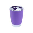 thumbnail image 5 of HERCHR 6Pcs Bathroom Accessory Set, Plastic Household Gift  Set Lotion Bottles, Toothbrush Holder, Tooth Mug, Soap Dish, Toilet Brush, Trash Can, Rubbish Bin, 5 of 9