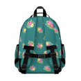 thumbnail image 3 of Pioneer Flower Floral Print Pattern Backpack for School, Cute School Bag with Adjustable Shoulder Straps and Padded Back, 15.25"x11.5"x5.25", 3 of 5