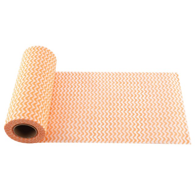 50 Uds. Toalla de mano desechable antiadherente de aceite no tejido para cocina (naranja)