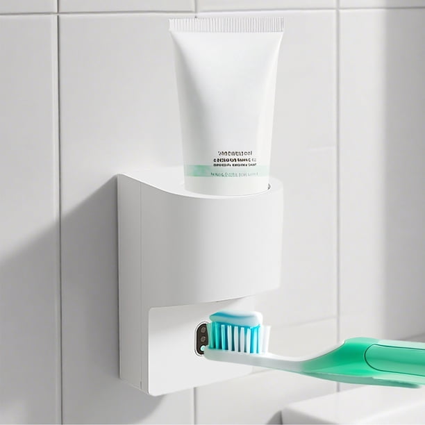 Distributeur Automatique de Dentifrice Mural avec Capteur Infrarouge pour un Fonctionnement Mains Libres, Rechargeable par USB, pour une Commodité de Salle de Bain Moderne Distributeur Automatique de Dentifrice Mural avec Capteur Infrarouge pour un Fonctionnement Mains Libres, Rechargeable par USB, pour une Commodité de Salle de Bain Moderne
