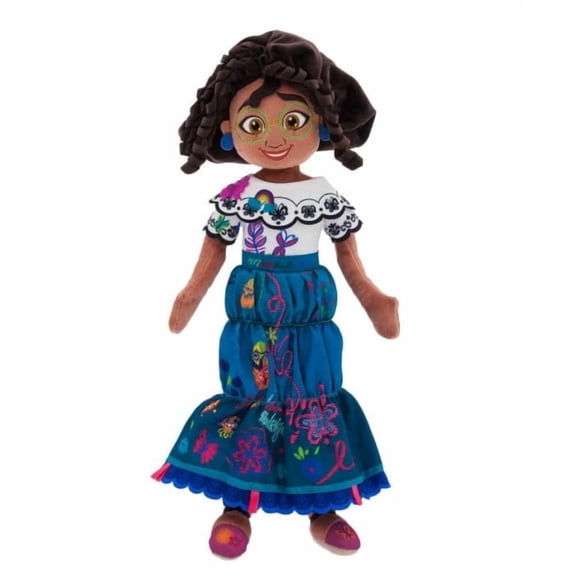 Disney Store Mirabel Plush Doll - Soft Plush with Embroidered Features & Glasses, Skirt with Embroidered Detailing Princess Toys