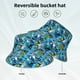 thumbnail image 2 of Fotbe snow board blue Sombrero Tipo Pescador con Estampado – Sombrero de Sol de Algodón de Moda para Playa, Golf, Pesca, 2 of 6