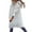 D-Grey, variant on Kcodviy Women Warm Lightweight Jacket Real Down Hoodless Windproof Winter Coat South Pole Womens Coat with Recycled insulation Winter Slim Short Hooded Warm White Duck Down Coat Outerwear