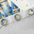 thumbnail image 4 of jejeloiu Cartoon Castle Black Out Curtains,Blue Cute Butterfly Curtains Pack of 2 (42x63 Each),Fairy Tale Theme Bedroom Curtains For Girl Kids,Ultra Soft Home Decor, 4 of 6