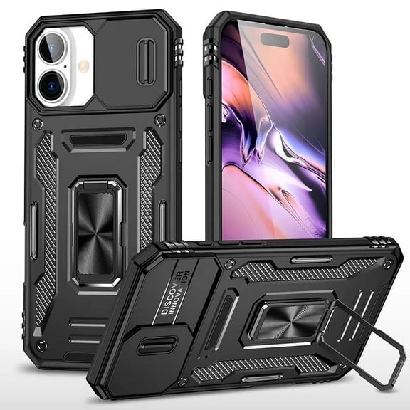 iPhone 16 Plus Armor Case - Black