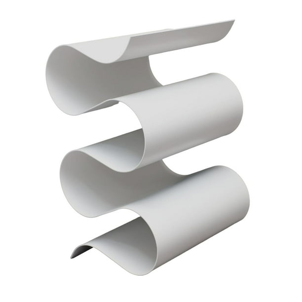 Estante para vinos, estante para botellas de vino, estante para botellas de vino independiente, estante para botellas de vino de sobremesa. Blanco