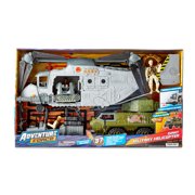 Adventure Force Giant Military Helicopter Play Set, 37 Pieces