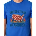 thumbnail image 4 of Fourth Of July Men's United Steaks of America Short-Sleeve Patriotic Novelty Funny T-Shirt, 4 of 5